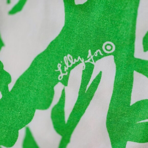 Lilly Pulitzer ✦ Boom Boom Tropical Palazzo Pants ✦ Green White Wide Leg Beach S - Picture 7 of 12